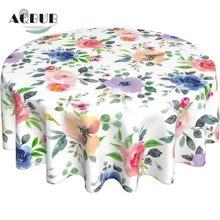 

Summer Mosaic tablecloth floral tablecloth cover mat sprinkled anti table cover kitchen party dinner table decoration