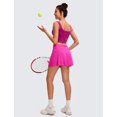 thumbnail image 3 of Falda CRZ YOGA Deportiva Plisada con Bolsillos Grande Morado, 3 of 6
