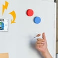 thumbnail image 5 of Magnetic Dry Erase Eraser Round Whiteboard Eraser, Soft Sponge Cleaning Pad with Magnet, 1 Pack Yellow Board Eraser for White Boards Glass Boards Office Supplies Classroom Supplies, 5 of 6