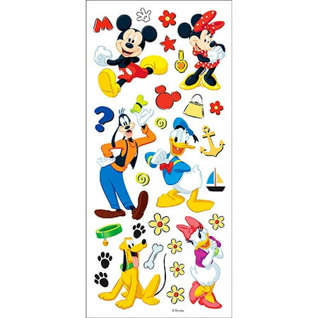 Disney Stickers/Borders Packaged - Mickey; Friends
