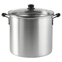 IMUSA 32qt Boiler Pot with 21qt Basket Glass Lid & Cool Touch Handles