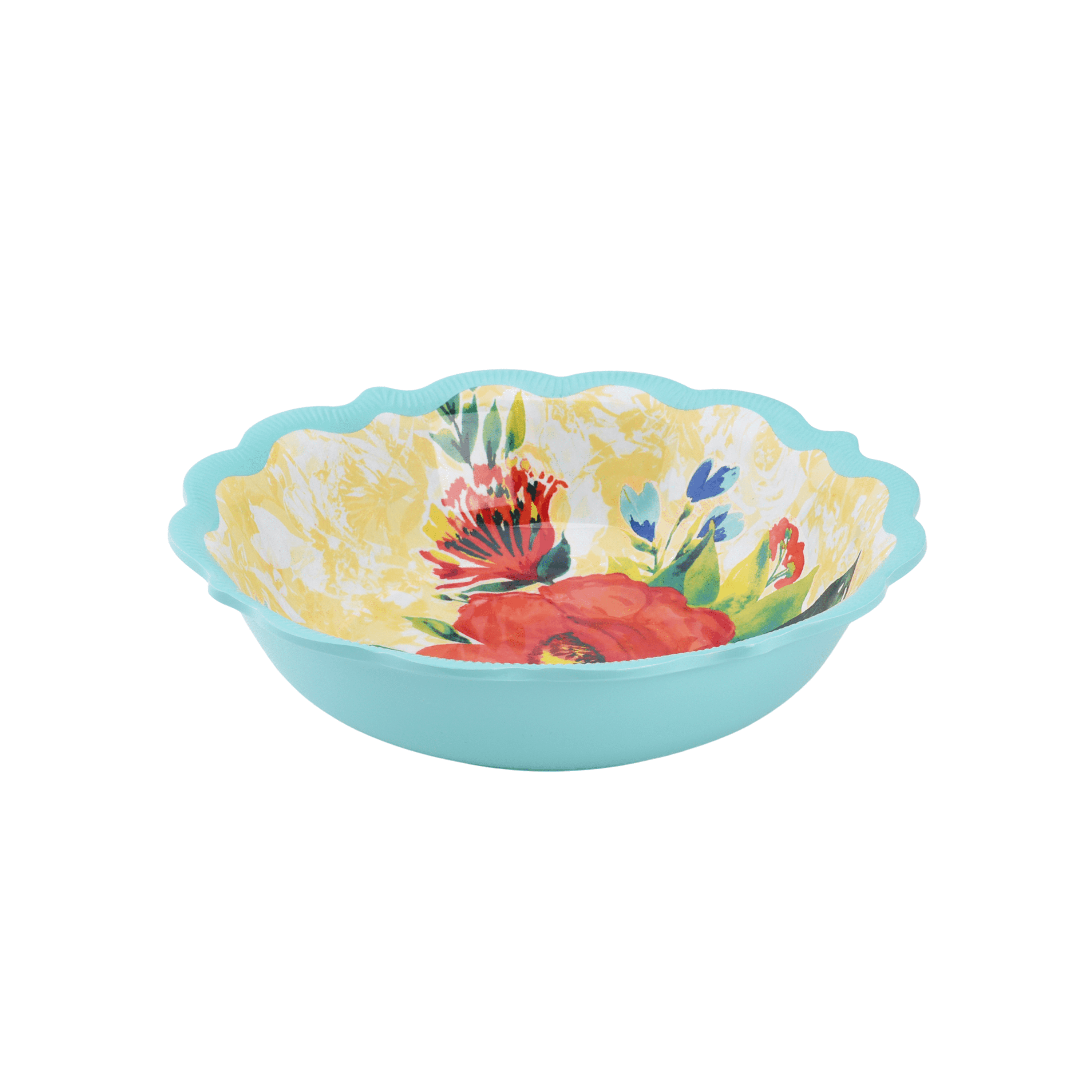 The Pioneer Woman Delaney Melamine Bowl, Teal