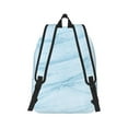 thumbnail image 3 of Balery Light Blue Marble Vintage Canvas Backpack for Men and Women - Large Capacity, Durable Travel Laptop Bag for School, Work, Hiking, and Outdoor Activities, 3 of 7