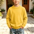 thumbnail image 4 of Guluxicc Kids Girls Turtleneck Cable Knit Sweater Long Sleeve Chunky Pullover Sweaters Fall Winter Loose Tops 3-8 Years, 4 of 9
