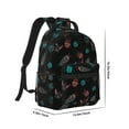 thumbnail image 2 of Goofa Colorful Insect Pattern Comfortable Student Backpack - Ergonomic Design, Durable, Water-Resistant, Multi-Compartment,Travel, and Outdoor Activities, 2 of 5