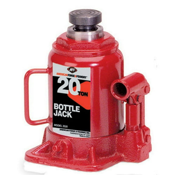 American Forge & Foundry 3520 20 Ton Bottle Jack 9-5/8 to 18-1/4" Range