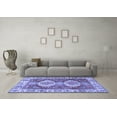 thumbnail image 3 of Ahgly Company Indoor Rectangle Persian Blue Traditional Area Rugs, 6' x 9', 3 of 4