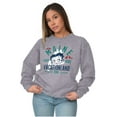 thumbnail image 4 of Retro Betty Boop Maine State Outline Women Crewneck Sweatshirt Brisco Brands L, 4 of 6