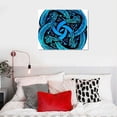 thumbnail image 5 of Orinice Celtic Design Spirals Optical Illusion Fine Art Aesthetic Poster & Print Wall Painting for Classroom Kitchen Office Farmhouse Bathroom Room Decor Pictures Wall Art Painting Canvas Wall Art, 5 of 6