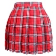 thumbnail image 3 of Skirts for Women Skirt 4 Season Pleated Design for Casual and Formal Wear Stylish High Rise Skirt with Clean Lines for Everyday Use Watermelon Red L, 3 of 3