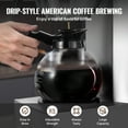 thumbnail image 6 of VEVOR 12 Cups Commercial Drip Coffee Maker, Coffee Maker Machine with 2 Glass Carafes and 2 Warmer Plates, Stainless Steel Pour Over Coffee Brewer for Restaurant, Office, Cafe, 6 of 9