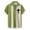 Green, variant on Hawaiian Shirts for Men Summer Casual Short Sleeve Beach Resort Button Down Tropical Printed Outdoor Collar Green Shirts S