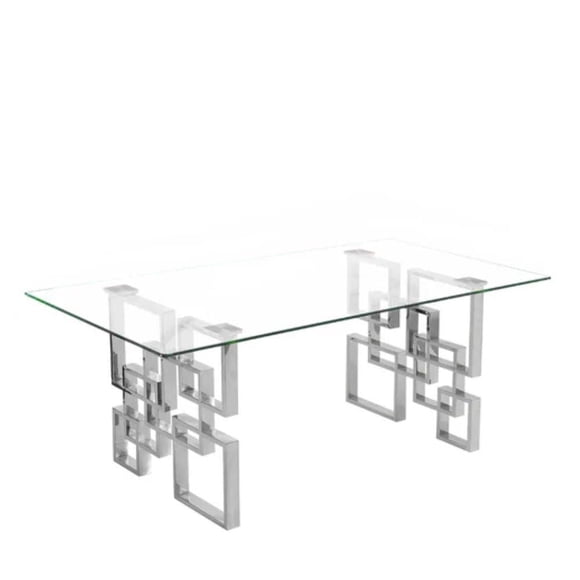 Table basse Chantilly en or