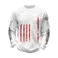 thumbnail image 6 of Men's 1776-2026 Patriotic Knit Long Sleeve T Shirts USA Flag Graphic Casual Comfortable Tees Independence Day Anniversary Tops,Light Blue,2XL, 6 of 8