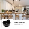 thumbnail image 5 of NIAIZEK  Black mine Breakfast Bowl Round Kitchen Utility Home Dining Catering Industry, 5 of 6