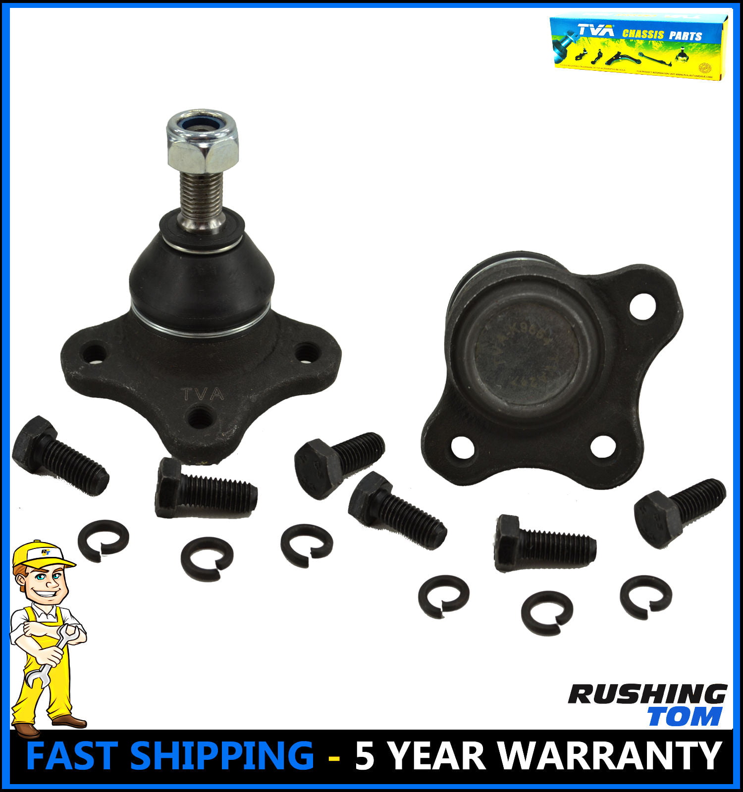2PC Front Upper Suspension Ball Joints Mazda B2200 B2600 B2000 