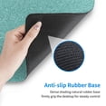 thumbnail image 3 of Bingfone Teal Green Glitter Large Gaming Mouse Pad,Extended Desk Mousepad with Stitched Edges,Non-Slip Base,Water Resist Keyboard Pad for Gamer, Office & Home, 29.5 x 16 in, 3 of 6