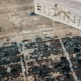 thumbnail image 5 of BNM Distressed Abstract Lines Indoor Area Rug, 5' x 8', Blue/ Cream, 5 of 7
