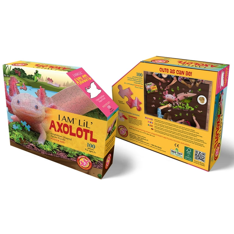 I Am LiL' Axolotl Jigsaw Puzzle, 100 Pieces - Walmart.com