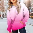 thumbnail image 2 of Wonitaaizi Cute Tie Dye Graphic Hoodies for Teen Girls Gradient Clothes for Girls (9-10 Years,Hot Pink), 2 of 6