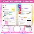 thumbnail image 2 of Planner 2026-2027, 18 Month Weekly and Monthly Hardcover Planner Jul. 2026 - Dec. 2027, 9" x 11.6", 2 of 9