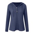 thumbnail image 7 of Godom Womens Hoodies Pullover Sweaters Tunic Tops for Women Loose Fit Dressy Oversized Sweatshirt with Buttons, 7 of 7