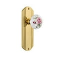 thumbnail image 2 of Nostalgic Warehouse Decros_Prv_234_Nk Vintage Porcelain Painted Rose Privacy Door Knob Set, 2 of 7