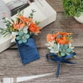 thumbnail image 6 of Fabric Cloth Flowers Bouquet Handheld Flowers Bouquet For Various Wedding Theme And Wedding Dress, 6 of 9