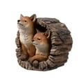 thumbnail image 3 of Couple Foxes in Stump (Hi-Line Exclusive), 3 of 5