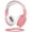 Pink/White, variant on FosPower Kids Headphones with 3.5mm Laced Cables, Children & Teens Over The Ear Foldable Adjustable Headset w/ Built-in Mic for Smartphones/PC/Tablet/Laptop/School (Max Volume 85dB) - Blue / Orange