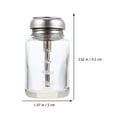 thumbnail image 5 of 2 Pcs Transparent Nail Polish Alcohol Bottle Monomer Holder Clear Glass Monimore Acrylic Liquid Pump, 5 of 6