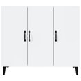 thumbnail image 3 of vidaXL Sideboard High Gloss White 90x34x80 cm Engineered Wood, 3 of 5