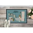 thumbnail image 2 of Red White Bull Terrier in Bathtub Indoor or Outdoor Mat 24x36 CK7557JMAT, 2 of 3