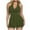 【Army Green】, variant on qucoqpe Tankini Swimsuits for Women Ruched Criss Modest Two Piece Bathing Suits Loose Fit Swimwear