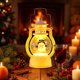 thumbnail image 3 of Linterna Led Porttil De Pap Noel, De Plstico, 15 Cm De Alto, Regulable, Funciona Con Pilas, Para Decoracin Navidea, Para Exteriores, 1 Unidad, Color Rojo, UKHBMC, 3 of 7