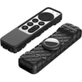 thumbnail image 2 of ZHAOCHENG Compatible con Apple TV 4K Siri Remote Funda de Silicona 2021, Funda Delgada y Liviana, Negra para Apple TV Siri Remote 2da Generación, 2 of 5