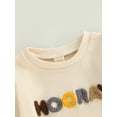 thumbnail image 5 of Newborn Baby 2Pcs Clothes  Set Letter/Rainbow Pattern Long Sleeve Crew Neck Pullover  Long Pants Set, 5 of 9