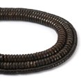 thumbnail image 2 of U8MO 1 Box Flat Round Coconut Brown Coconut Beads Strands Jewelry Making 5~10x3mm 13", 2 of 9
