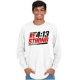 thumbnail image 5 of Verse Philippians 4:13 Be Strong Long Sleeve TShirt Men Women Brisco Brands L, 5 of 6