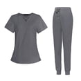 thumbnail image 4 of Nurse Work Suit Women Scrubs Set Soft Multipurpose for Worker Pet Groomer Multi XS, 4 of 9
