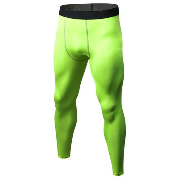 Bibifish Mens Athletic Pants Black High Waist Compression Stretch pants Quick Dry Yoga Gym Training Basketball Dance Trendy Sports Tights