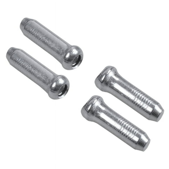 200X Bicycle Bike Shifter Brake Cable Tips Caps End Crimp Silver