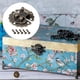 thumbnail image 3 of Toggle Catch Lock (30mm x 30mm) 5Pcs, Zinc Alloy Hasp Latches - for Cabinets Boxes Suitcases, Bronze Tone, 3 of 5