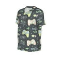 thumbnail image 6 of Fotbe Gamers Baseball Jersey Shirt for Men and Women, Casual Short Sleeves Button Down T-Shirt-, 6 of 9