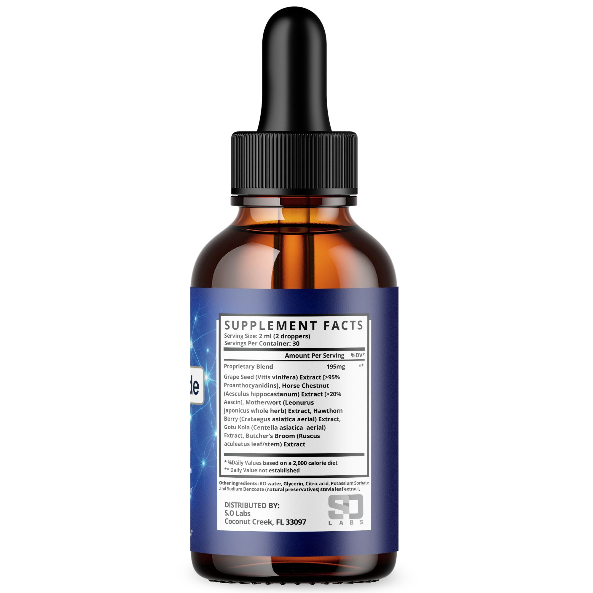 Neuro Tyde Advanced Formula Brain Support Drops NeuroTyde Maximum Strength Supplement 30 Servings