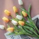 thumbnail image 5 of 10 Uds. De tulipanes falsos de PU, ramo de flores artificiales de tacto Real para decoración de boda, oficina en casa, 5 of 5