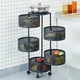 thumbnail image 3 of Organizador Giratorio De Cocina, Estante De Almacenamiento Giratorio De Cocina, Valla Elevada Que Ahorra Espacio, Acero Al Carbono Para Frutas, 3 of 7