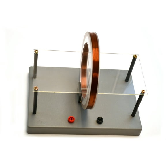 Eisco Labs Circular Copper Coil on Base with 4mm Terminals.