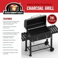 thumbnail image 4 of Outdoor Leisure Products Extra Large  DUAL ZONE CHARCOAL Grill, 4 of 11