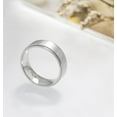 thumbnail image 2 of HSHDLDF 4mm 6mm 8mm 10mm Black Titanium Rings Wedding Band Matte Comfort Fit for Men Women, 2 of 6